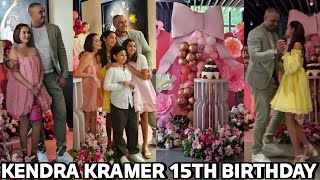 Dalaga Na Kendra Kramer 15th Birthday❤️Cheska Kramer NapaIYAK ng Isayaw ni Doug ang Panganay Nila [upl. by Crockett]