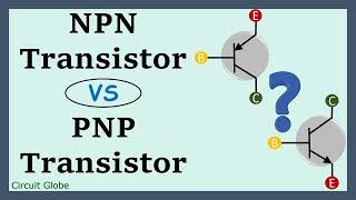 The Difference Between NPN And PNP Transistor [upl. by Annoid]