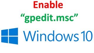 Como instalar GPEDITmsc no Windows 10  11 2023 [upl. by Selrac]