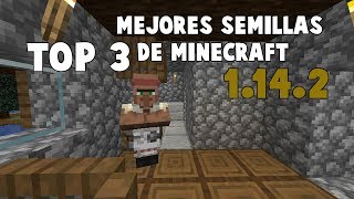 TOP 3 MEJORES SEMILLAS DE MINECRAFT 1142 [upl. by Decca]