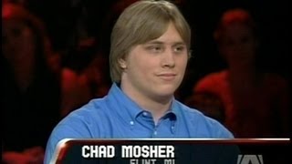 Chad Mosher on Million Dollar Password  Dec 21 2008 Pt 1 [upl. by Beauregard725]