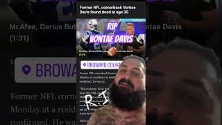 Vontae Davis Found DEAD In Broward County 🪦 🏈 👀 shorts espn nfl vontaedavis rip florida yt [upl. by Akenaj843]