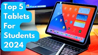 Top 5  Best Tablets for Students 2024 [upl. by Ahsaekal723]