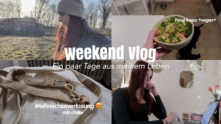 Mein WOCHENENDE mit HUND Food Inspo amp Weihnachtsverlosung 🎁 [upl. by Ethbin]