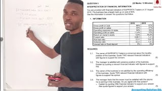 Accounting Grade 10  Analysis amp Interpretation of Financial Statements Comments [upl. by Aicilat365]