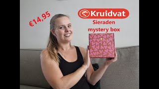 Kruidvat sieraden mystery box unboxing [upl. by Brok]