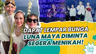 LUNA MAYA TERHARU DI PERNIKAHAN BCL DAN TIKO ARYAWARDHANA [upl. by Eemia]