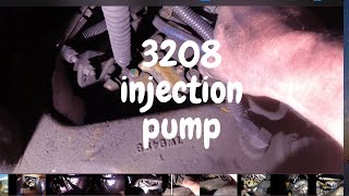 Cat 3208 injection pump adjustment [upl. by Asseral31]