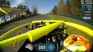 Caterham Academy  Croft Hot Lap 13643 [upl. by Noraed]