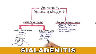 Sialadenitis  Causes Clinical features Treatment Chronic and Acute Bacterial Sialadenitis [upl. by Einnalem]