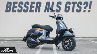 Die SportVersion der Vespa GTS im Test  Vespa GTV 300 Test 2024 [upl. by Nealson]