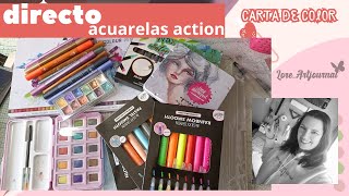 Probamos acuarelas de action directoslore action [upl. by Okoy85]