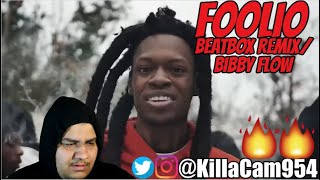 Foolio  Beatbox RemixBibby Flow Reaction  KillaCamReacts [upl. by Meesak]