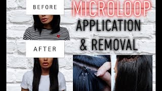 MicroLoop Hair Extensions  How To Apply amp Remove At Home [upl. by Wagner]