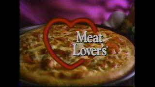 Vintage Commercial  Pizza Hut Lovers Pizza 1990 [upl. by Notsur776]