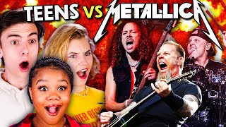 Do Teens Know Metallica Songs Enter Sandman Master of Puppets One Nothing Else Matters [upl. by Sine]