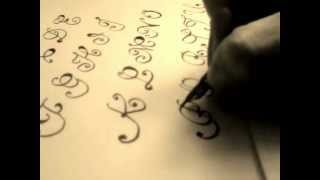 Write cursive fancy letters  for beginners [upl. by Ennahgiel260]