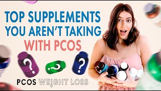 Best Supplements For PCOS WEIGHT LOSS ACNE amp HORMONES [upl. by Uaerraj645]