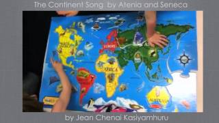 Montessori Preschool  Geography  The Continents Song [upl. by Cedell]