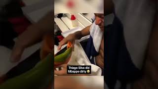 When Thiago Silva pranked Mbappe with a Ninja Turtles mask 😂 via kurzawaIG shorts [upl. by Lessig]