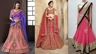 5 Gorgeous Ways To Wear A Lehenga Saree To Look SlimHow To Wear Lehenga Dupatta In Different Styles [upl. by Manella]