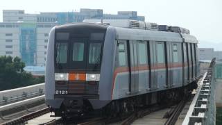 Incheon Transit Corporation Incheon Line 2 train at Geomdan Oryu [upl. by Claiborne]