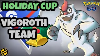 Vigoroth is Now Meta in Holiday Cup Great League Pokemon GO Battle League [upl. by Ayojal]