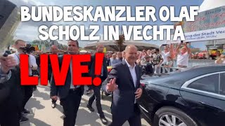 ❗LIVE ❗Bundeskanzler Olaf Scholz 😳 Vechta 💥 Rede Stoppelmarkt 🗣 wir haben Fragen SPD Montagsempfang [upl. by Hux]