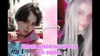 Going from Androgynous to an egirl [upl. by Iphigenia543]