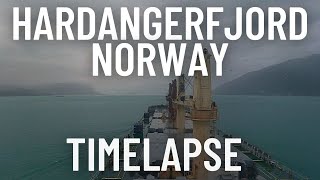 HARDANGERFJORD NORWAY rainy TIMELAPSE [upl. by Leahsim]