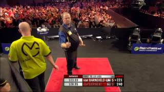 PDC European Championships 2012  Second Round  van Barneveld VS van Gerwen [upl. by Monro]