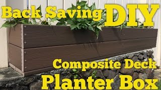 How to Make a Planter Box with Trex Composite Decking DIY [upl. by Hsirrap]