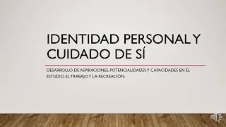 Desarrollo de aspiraciones potencialidades y capacidades en el estudio el trabajo y la recreación [upl. by Enerahs977]