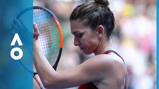 Simona Halep v Angelique Kerber match highlights SF  Australian Open 2018 [upl. by Hacceber]