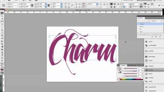 3D Typography Effect in InDesign [upl. by Aibara898]