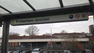 London Trams CR4000 Beckenham Junction ➡️ West Croydon ➡️ Beckenham Junction [upl. by Enneire]