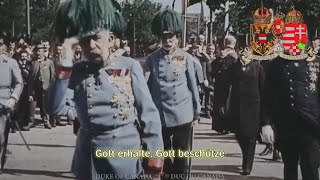 Imperial Anthem of AustriaHungary Gott erhalte Gott beschütze Remastered [upl. by Nosam]