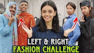 Left amp Right Fashion Challenge With Cousins  Funny Vlog [upl. by Child595]