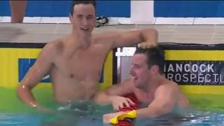 Mens 100m freestyle FINAL Pan Pacific Swimming Championships 2014 [upl. by Morly]