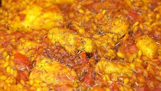 Paella de arroz con pollo ¡Como hacer la receta secreta de un chef con estrella Michelin [upl. by Eleira663]