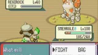 Pokemon Emerald  Capturing Regirock [upl. by Ramor]