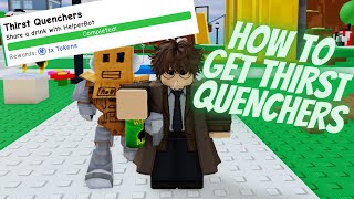 HOW TO GET THIRST QUENCHERS IN THE CLASSIC ROBLOX [upl. by Ycnay258]