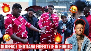 Blueface  Thotiana Public Freestyle [upl. by Lati150]