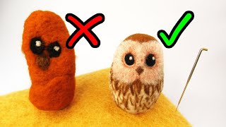 7 Common NEEDLE FELTING MISTAKES you might be making [upl. by Nerrak235]