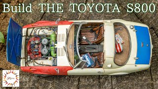 Build The Fujimi TOYOTA S800 フジミ模型 トヨタ S800を作る車の模型 [upl. by Lisandra]