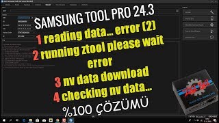 Reading NV Data ErrorChecking NV DataSecurity damagedzTool Z3X \u00100 ÇÖZÜM [upl. by Vickie]