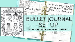 2018 BULLET JOURNAL SET UP [upl. by Rasure]