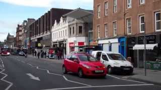 Scottish Fire And Rescue Service Moving Fast Down South Street Perth Perthshire Scotland [upl. by Esom]