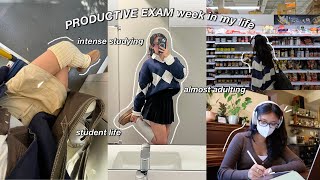 STUDY VLOG  a PRODUCTIVE UNI WEEK in my life studying on campus student meals amp daily life [upl. by Borlase360]