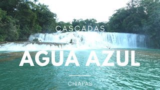 Como ir a las cascadas de AGUA AZUL  CHIAPAS [upl. by Kcirrej]